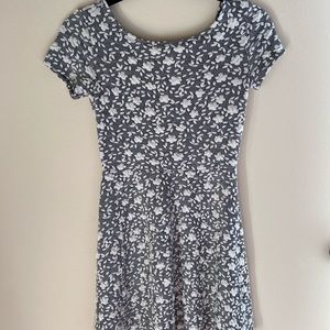 Black and White Skater Dress